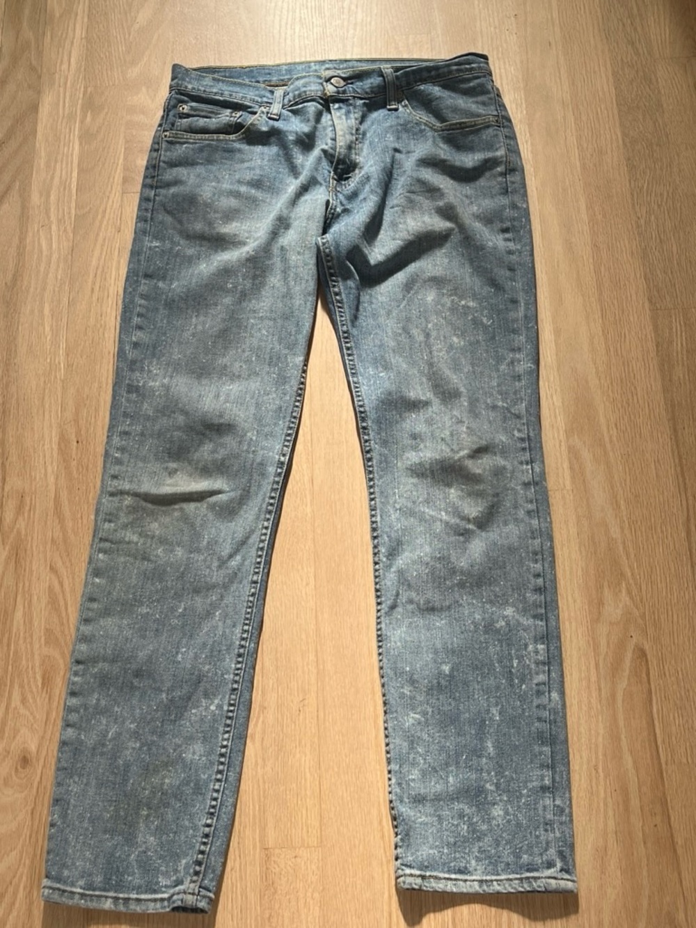 Men’s Levi's 511 Slim Fit Bleach Splatter Jeans Light Wash 32x32